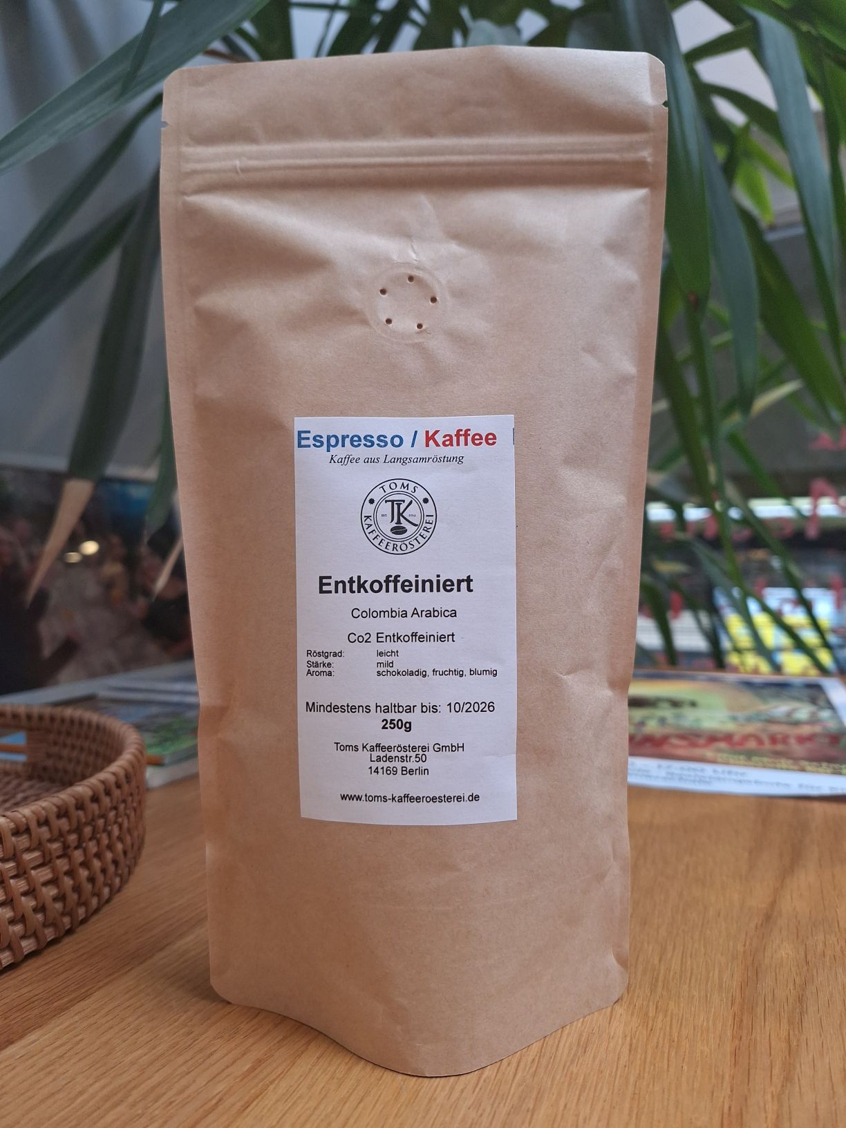 Colombia Espresso CO2 Entkoffeiniert
